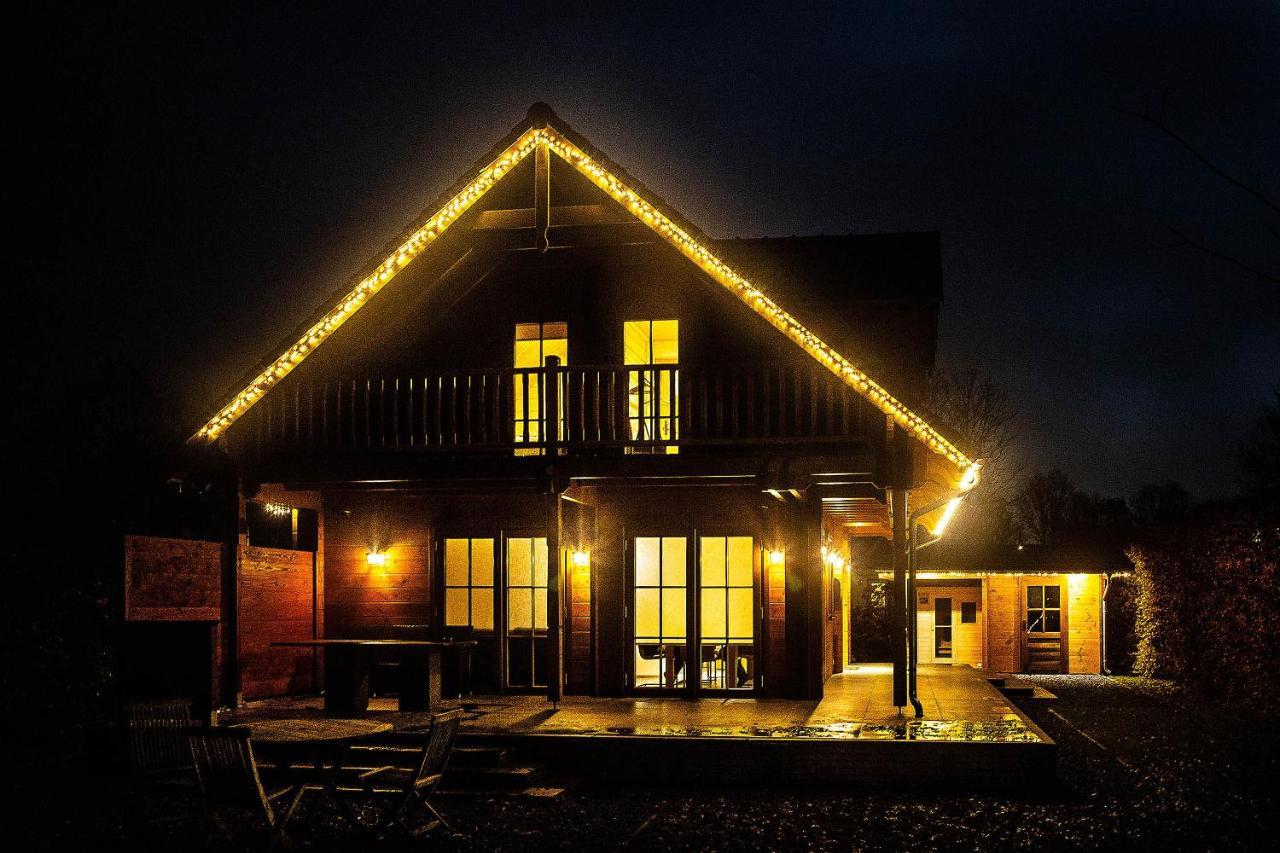 Houten Villa Tine Den Ham ภายนอก รูปภาพ